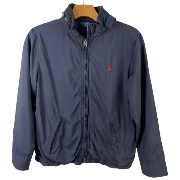 Polo by Ralph Lauren Blue Zip Front Classic Jacket Size M (10-12) - Picture 3 of 10